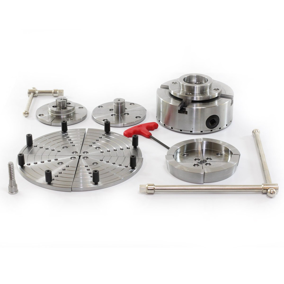 ست چهار نظام ماشین خراطی محک مدل CK-3.75Z/S1