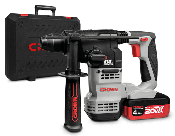 دریل بتن کن شارژی 20 ولت کرون مدل CT28001