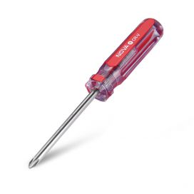 پیچ گوشتی دسته کریستالی تکی- چهارسو 150*5 نووا مدل NTS-1119