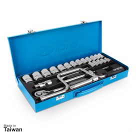 جعبه بکس 1/2 اینچ، 24 پارچه نووا مدل NTS-7001