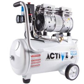 کمپرسور باد 24 لیتری دو سیلندر (بی صدا) اکتیو مدل AC-1324SN